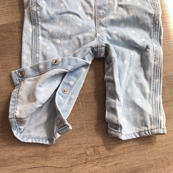 4/$25 Oshkosh Denim overalls 3 month - Picture 3 of 6
